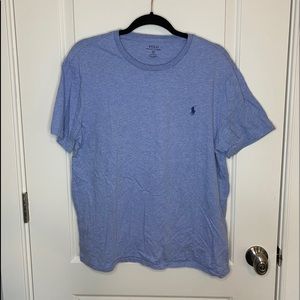 Men’s Polo by Ralph Lauren Blue T-Shirt Custom Fit